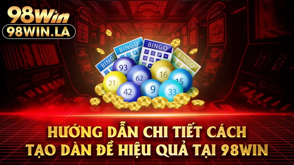 cách tạo dàn đề 98win 01