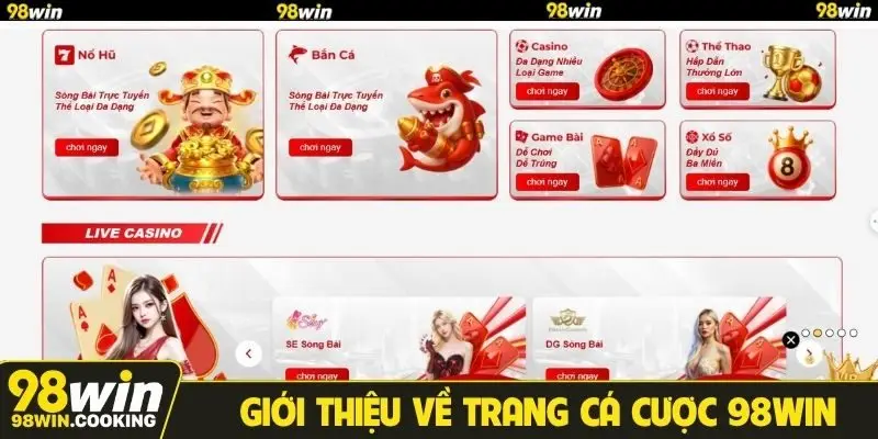 Giới thiệu về trang cá cược 98Win