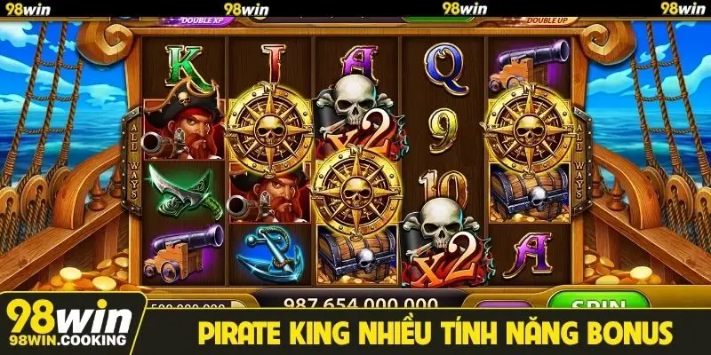 Pirate King xuất hiện nhiều tính năng bonus