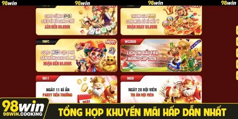 Tổng hợp khuyến mãi hấp dẫn nhất