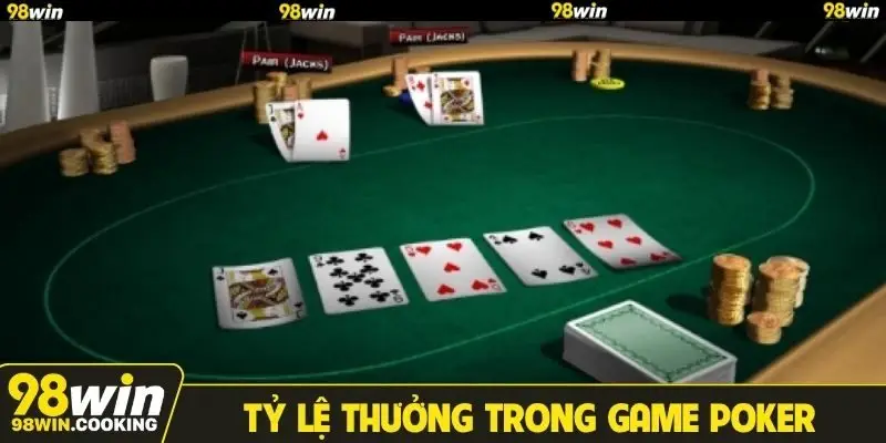Tỷ lệ thưởng trong game Poker