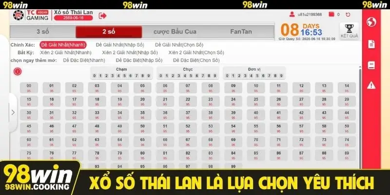Xổ số Thái Lan là lựa chọn yêu thích của nhiều người